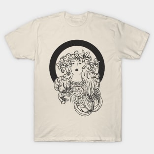 Alphonse Mucha Inspiration T-Shirt